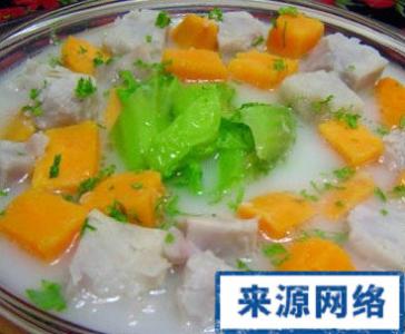 三伏天养生：白皮白心番薯大芥菜汤