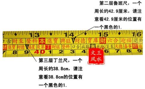 鲁班尺的用法图解 鲁班尺的用法 鲁班尺如何使用