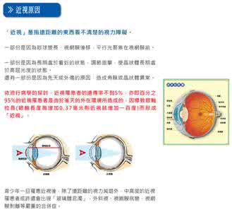 近视是怎么形成的 近视是怎么形成的 近视的治疗要点