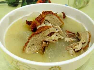 老鸭冬瓜汤的做法 烤鸭冬瓜汤的做法
