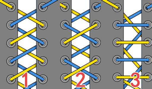 运动鞋鞋带怎么系好看 运动鞋鞋带的系法图解