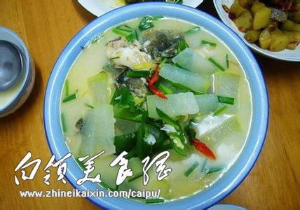 豆腐草鱼汤的家常做法 冬瓜草鱼汤的做法