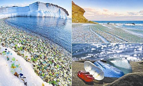俄罗斯的玻璃海滩 玻璃海滩怎么形成的