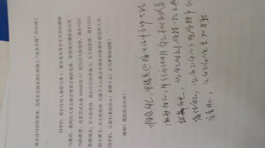 中考百日冲刺发言稿 2017届中考百日冲刺发言稿大全(2)