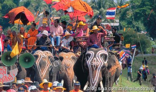 泰国泼水节的由来 泰国素辇象节的由来