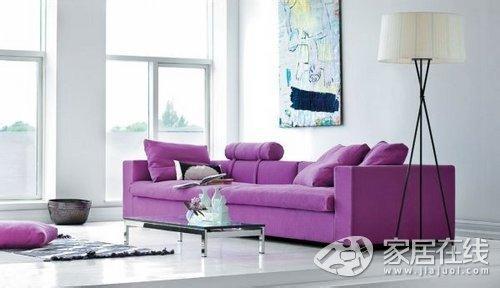 浪漫满屋家居饰品 紫色打造的浪漫家居空间