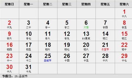 2011年黄道吉日 2011年12月的装修吉日