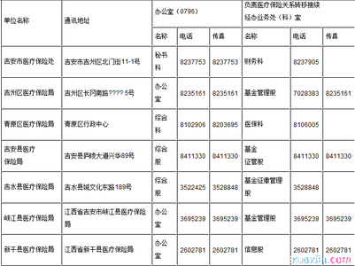 江西省吉安市社保查询 吉安市社保查询