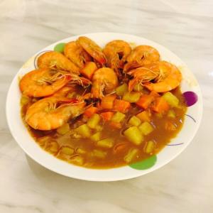 咖喱黄金蟹的做法 黄金咖喱虾的做法