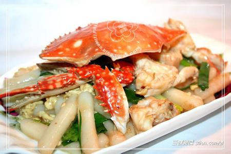 螃蟹炒年糕的做法 海螃蟹炒年糕详细做法