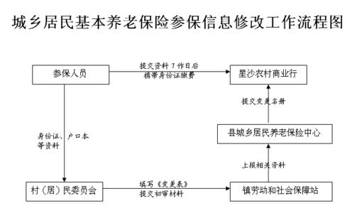 城乡居民基本养老保险 居民基本养老保险办理流程