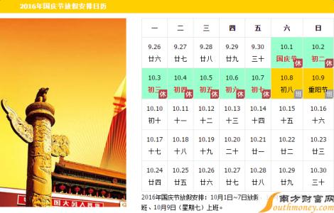 国庆放假通知范文 2015国庆节放假通知范文大全