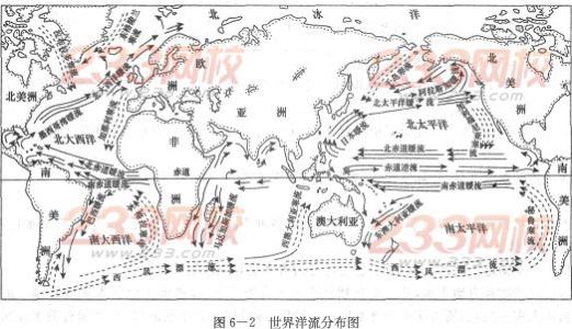 洋流形成原因 洋流是怎么形成的 洋流的形成原因