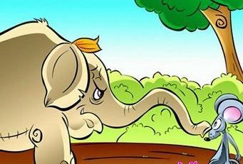 蚂蚁和大象的寓言故事 大象和老鼠（印度）-寓言故事