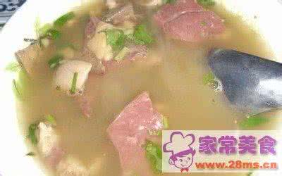 白萝卜羊肉汤的做法 乳白羊汤的做法