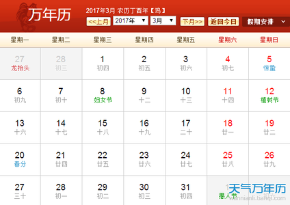 2017年春分是哪一天 2015年春分是哪一天