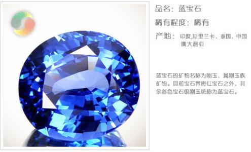 泰国产蓝宝石的特点 蓝宝石怎么形成的 蓝宝石有什么特点