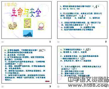 生命安全教育主题班会 生命安全主题班会范文