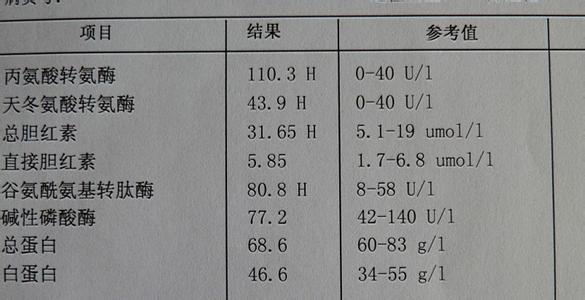 肝功能检查包括几项 肝功能检查有哪些