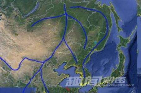 中国龙脉风水图 中国有多少条风水龙脉