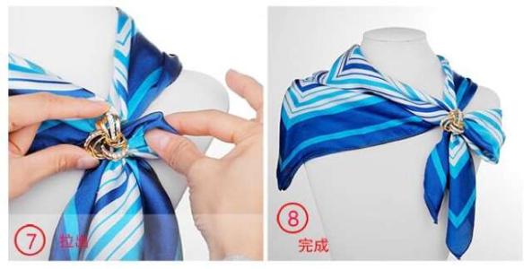 丝巾扣的用法 丝巾的用法 丝巾如何选购