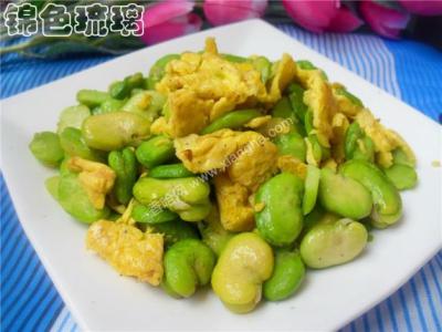 蚕豆吵鸡蛋的做法大全 蚕豆炒鸡蛋的做法