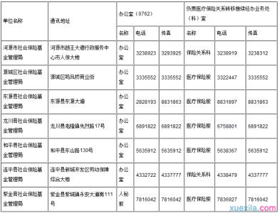 广东河源社保查询 河源市社保查询