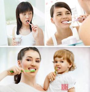 刷牙的八大误区图 刷牙的八大误区