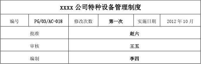 电动葫芦规章制度 电动葫芦管理制度