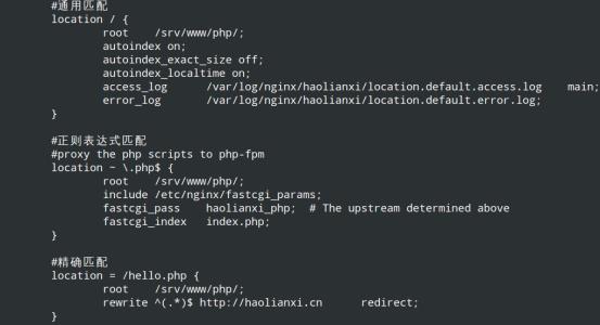 nginx location 语法 NginxLocation配置语法规则
