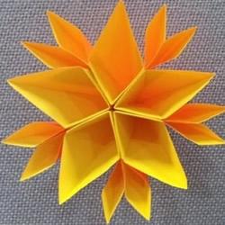 立体百合花的折法 立体纸花的折法图解
