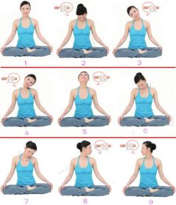 颈部瑜伽怎么练习