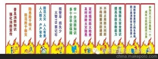 消防宣传标语 家用消防宣传标语 家庭消防宣传标语