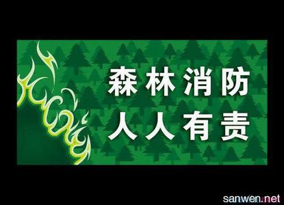 预防森林火灾作文 预防森林火灾的作文400字