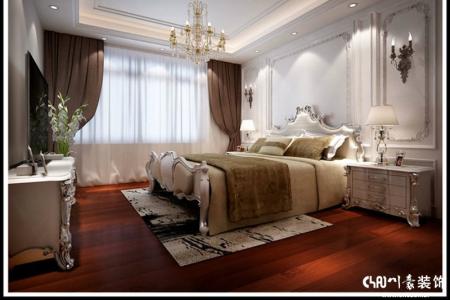 欧式卧室装修效果图 2017现代简欧式卧室装修效果图