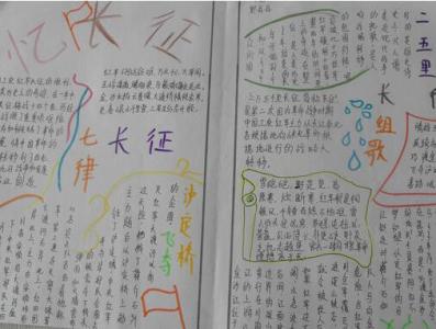 小学生长征精神手抄报 学长征精神手抄报怎么做