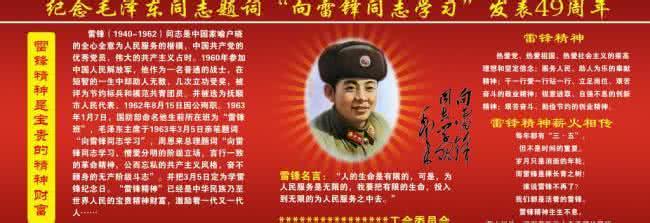 关于学习雷锋的句子(2)