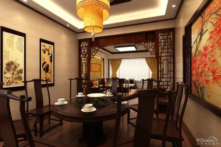 中式风格餐厅效果图 中式风格餐厅如何进行装修 2017中式餐厅装修效果图