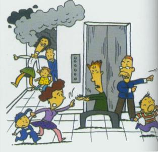 学校起火时如何脱险 楼梯起火如何脱险