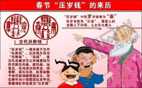 压岁钱的来历是什么 关于压岁钱的来历