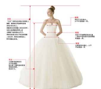 婚纱礼服定制 如何测量婚纱尺寸 为你定制独一无二的结婚礼服