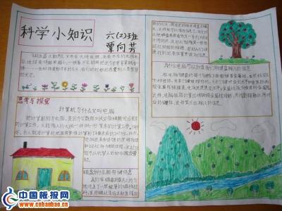 小学生科普手抄报大全 小学生科普知识手抄报