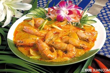 泰式咖喱大虾 泰式咖喱大虾怎么做才好吃_咖喱虾的做法图解