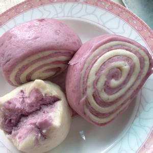 紫薯花卷的做法 紫薯花卷好吃的做法有哪些