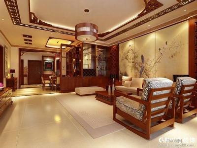 中式客厅装修效果图 中式房屋装修设计客厅篇效果图