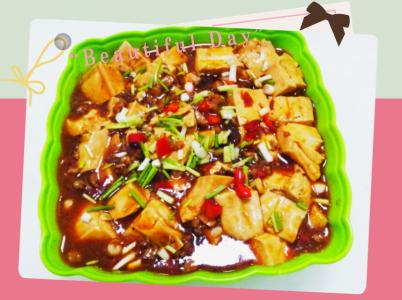 麻婆豆腐菜谱 菜谱麻婆豆腐的做法有哪些