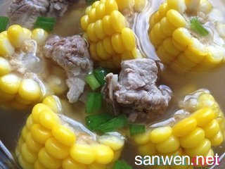玉米排骨汤的做法 玉米汤好吃的做法