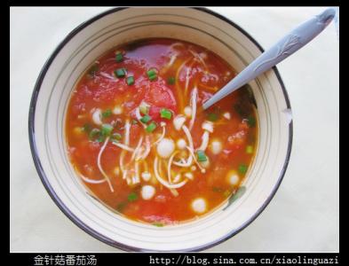 金针菇番茄汤 番茄金针菇汤的具体做法步骤