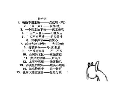 关于吃的歇后语 有关吃的歇后语