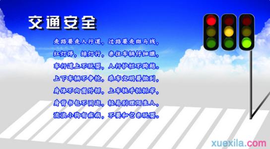 安全的演讲稿300字 交通安全伴我行演讲稿300字